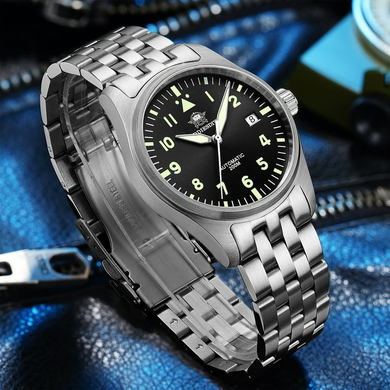 ADDIESDIVE Men's Automatic Watch, 200M Waterproof Diver-Style
