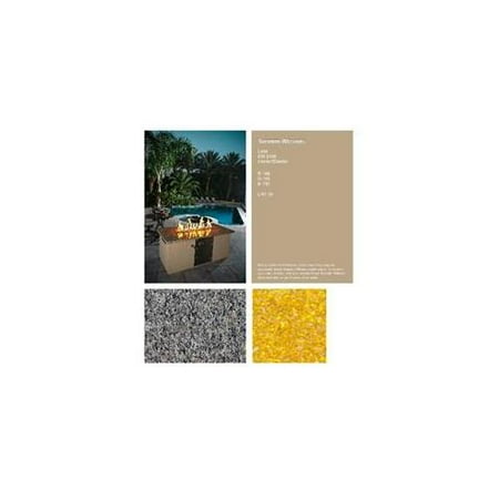 Pits By Design LP-NC-6108-LD New Calendonia Latte Lemondrop Liquid Propane Fireplace