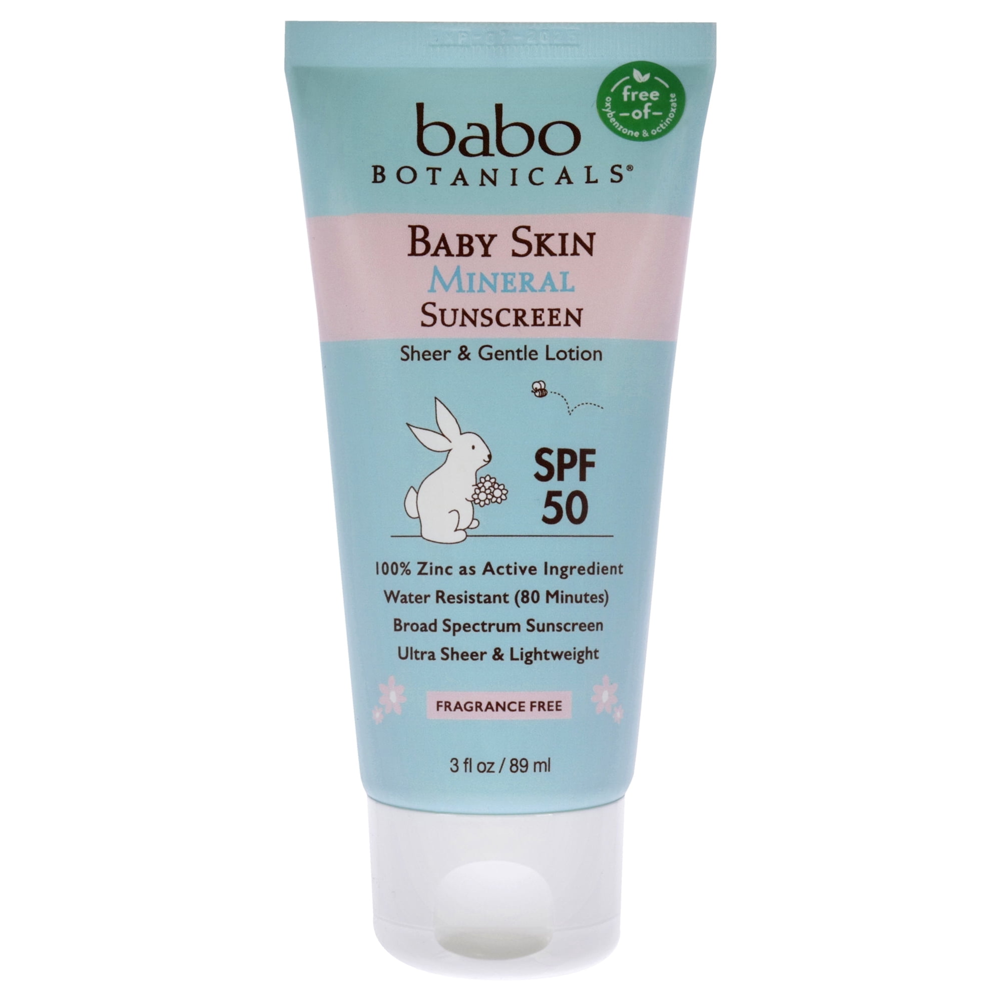Babo Botanicals - Baby Skin Mineral Sunscreen - SPF 50 - 3 oz.