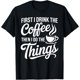 thumbnail image 1 of Camiseta de arte de café para hombres y mujeres, 1 of 2