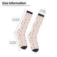 thumbnail image 5 of Daiia Sports Socks Funny Chicken Printed Novelty Crew Socks for Men Women Knee High Socks Cotton Socks Soft & Breathable Support Unisex Socks, 5 of 9