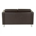 thumbnail image 4 of OSP Home Furnishings Canapé Pacific LoveSeat en Similicuir Espresso, 4 of 7