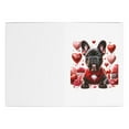 thumbnail image 3 of DistinctInk Greeting Card / Note Card - Valentine's Day French Bulldog - PACK of 3, 3 of 7