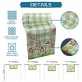 thumbnail image 6 of Groundhog Day Table Runner - 120 Inch Long Colorful Ribbon Green Plaid Spring Cotton and Linen Blended Dress Scarves Farmhouse Table Runner for Kitchen Dining, Coffee Table, 13" x 120", 6 of 8