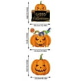 thumbnail image 2 of Luckky Halloween Ghost Pumpkin Door Hanging Sign Decorations, 3 Plaques Cute Pumpkin Boo Wooden Signs, Happy Halloween Front Door Hanger Yard Wall Home Decor for Halloween Party Supplies, 2 of 7