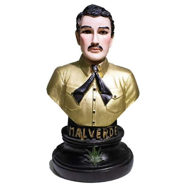 Jesús Malverde Imagen En Resina / Preparada Y Ritualizada