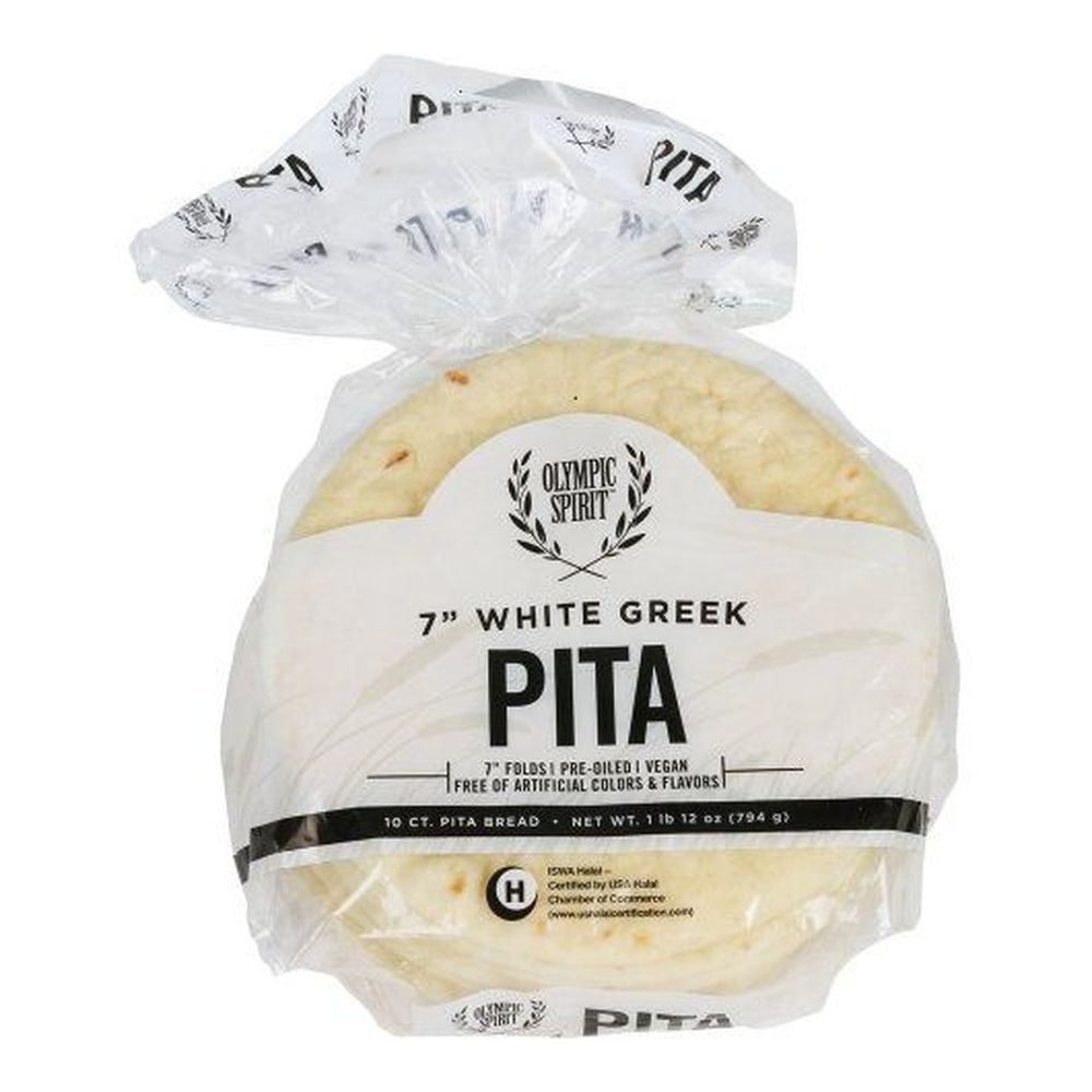 Grecian Delight Thin Pita Bread 7 inch - 10 count per Pack -- 120 Packs per Case.