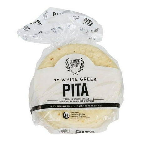 Grecian Delight Thin Pita Bread 7 inch – 10 count per Pack — 120 Packs per Case.