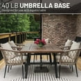 thumbnail image 5 of US Weight 40 LB Umbrella Base - Weighted Base for Use with Patio Table - For Poles Sizes 1.3-1.75", 5 of 6