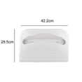 thumbnail image 3 of Fnochy Toilet Seat Cover Dispenser ABS Plastic Hygienic Self-Disposing Paper Rack for Public Restrooms Office Restaurant School Sanitary Easy Loading Durable, 3 of 9