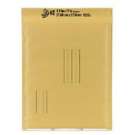 Duck Brand #2 Kraft Bubble Mailer - 8.5 in. x 11 in. , Manilla