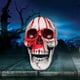 thumbnail image 4 of 2026 Seasonal Holiday Decorations Halloween Props Blood Red Skull Simulation Skull Model Eye Socket With Light Human Skull Horror Scene Decoration Sup, 4 of 5