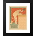 thumbnail image 2 of Adolphe Crespin 11x14 Black Modern Framed Museum Art Print Titled - The Masters of the Poster, Pl. 91, Paul Hankar, Architect on Rue Defacqz 63 C. (1894), 2 of 5