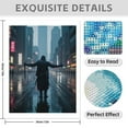 thumbnail image 3 of Diamond Art Kit for Adults, Dark Urban Night Rain Reflection Diamond Painting for Adults Beginners, 5D DIY Diamond Art Painting Kits, Colorful Diamond Painting Craft for Home Decor 12x16, 3 of 7