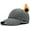 Grey, variant on Waterproof Quick Dry Baseball Caps Men's Winter Fleece Lined Warm Back Closed Baseball Hats K220