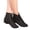 Black, variant on Girls Jazz Dance Boots Lace Up High Top Flat Shoes Soft Comfy Durable Split-Sole Canvas Shoes for Dancing & Stage Performance