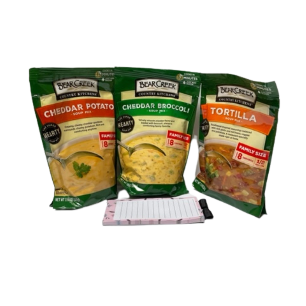 Bear Creek Soups 3 pack, 1Cheddar Broccoli, 1 Cheddar Potato, 1