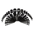 thumbnail image 1 of Stainless Steel Tapered Ear Expanders 36-Piece Assortment Set Piercing Jewelry, 1 of 5