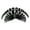 Black, variant on Stainless Steel Tapered Ear Expanders 36-Piece Assortment Set Piercing Jewelry, Silver Gray (6.69 inches / 17 cm)[cite: 1]