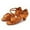 d-374Brown134, variant on MEZZALL Children Fashionable Soft Sole Comfortable Non- Latin Dance Shoes Open Toe Princess Daily Holiday Casual Kids Everyday Solid Color Toddler Footwear
