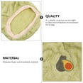 thumbnail image 3 of ETHZZLE 1Pc Green Dog Winter Costume Cotton Pet Coat Warm Apparel with Fruit Pattern, 3 of 8