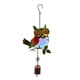 thumbnail image 2 of RKSTN Wrought iron painted wind chimes Owl Iron Glass Painted Ornaments Wind Chime Garden Courtyard Crafts Pendant, 2 of 9