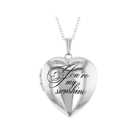 - You're my Sunshine Love Family Photo Pendant Heart Locket Necklace 19