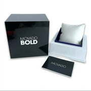 Movado Bold 3601069 Trend Chronograph Black Dial Black Leather Strap Mens Watch