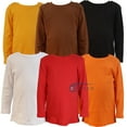 thumbnail image 6 of Youth Boys Cotton Long Sleeve Crew Neck Tee Shirts, Green, Youth X-Small, 6 of 7