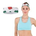thumbnail image 3 of Sports Sweat Absorber Headband 10.6in Thin, Strong Absorbent And Thick Sweat Absorber Can Be Used As A Headband Mask Neck Band Scarf Multicolored Building Block (12), 3 of 6