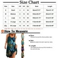 thumbnail image 3 of IROINNID Women's Shift Dress Summer Casual Sleeveless Loose Dress Prints Drop Waist Beach Dress, 3 of 4