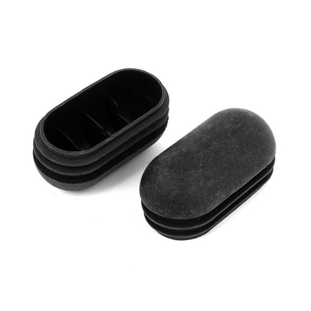 Domed Shape - Unique Bargains 30mm x 60mm Plastic Domed Shape Blanking End Caps Tubing Tube Inserts 2 Pcs