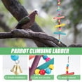 thumbnail image 3 of Bird Ladder Toy Parakeet Stand Perch Bird Cage Ladder Wooden Bird Ladder Bird Cage Toy, 3 of 9
