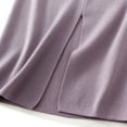 thumbnail image 3 of Xunlbb Long Skirts for Women, Ladies' Solid Color Split Knit High Waist Straight Tube Waist Skirt Great Gifts on Clerance, 3 of 8