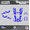 Blue, variant on Kalair GFX Graphics Kit for Honda ATV TRX 400EX (1999-2004) Lethal Series