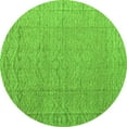 thumbnail image 1 of Ahgly Company Indoor Round Abstract Green Modern Area Rugs, 5' Round, 1 of 4