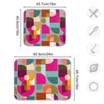 thumbnail image 4 of Yayeee Dish Drying Mat for Kitchen Counter 16"x18" Microfiber Absorbent Pad, Abstract Geometric Pattern, 4 of 7