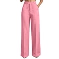 thumbnail image 2 of Xdegoge Women's High Waisted Wide Leg Trousers, Elegant Dress Pants with Straight Fit, Soft Flowy Fabric Professional Casual Bottoms for Office Work and Business Events, 2 of 6