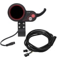 thumbnail image 2 of Filfeel Scooter Display Panel, Thumb Throttle With Display, Plastic For Electric Skateboard Electric Scooter E‑Mountain Bike Home Use, 2 of 8