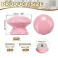 thumbnail image 2 of Uxcell Cabinet Knobs Round Drawer Dresser Knobs Wood Handles Knobs Drawer Pulls with Screws Red, 2 of 7