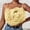 Yellow, variant on Women's Tanks Floral Front Crop Tube Top with Sleeveless Strapless Design Shirred Bodice Breathable Knit Tank for Everyday Wear Purple One Size