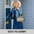 thumbnail image 6 of Boho Bohemia Pioneer Flower Drawstring Lunch Bag Women - Drawstring Lunch Bag Insulated for Work Office - Stain-Resistant Large Lunchbags for Women with Multi-Pockets, 6 of 6