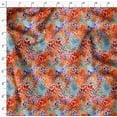 thumbnail image 4 of Soimoi Orange Rayon Fabric Leopard Animal Skin Printed Craft Fabric by the Yard 42 Inch Wide, 4 of 6
