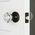 thumbnail image 3 of Nostalgic Warehouse Clarcc_Psg_238_Nk Round Clear Crystal Passage Door Knob Set - Brass, 3 of 3