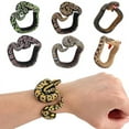 thumbnail image 2 of Pulsera de serpiente pitón, modelo de animal de simulación, figura de plástico, regalo divertido de broma para niños, educativo, cobra, 2 of 4
