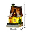 thumbnail image 3 of EASTIN Village de Noël LED Éclairé Maisons de Village de Noël avec des Figurines Collection de Village de Noël Décor de Pièce Intérieure - Bâtiments à Collectionner, 3 of 14