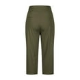 thumbnail image 5 of JJHGVB Capri Pants for Women Petite Capris for Women Petite Length Hiking Pants High Waisted Crop Work Pants Summer Casual Slacks Yoga Dress Pant Yoga Pants Summer Pants Camouflage 3XL, 5 of 7