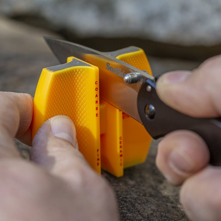 Outdoor Pocket Knife Sharpener Mini Portable Ceramic Tungsten
