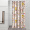 thumbnail image 2 of Cute Princess Castle Pattern Shower Curtain 36"x72" ,Bathroom Decorative Shower Curtains Set with 12 Hooks,Modern Waterproof Washable Shower Curtain, 2 of 6