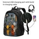 thumbnail image 2 of Easygdp Various Herbs And Spices In Spoons Mochila para Laptop de Viaje con Puerto USB, Mochila para Laptop con Puerto de Carga USB para Mujeres y Hombres, 2 of 7